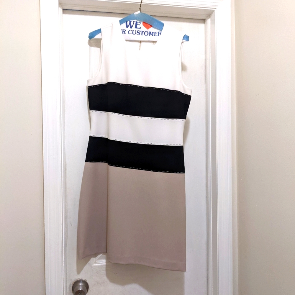 Sleeveless banded, Calvin Klein dress